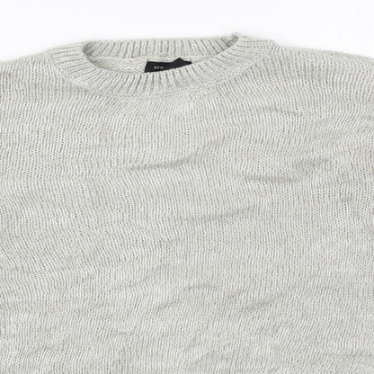 Womens UK Size M New Look Grey Pullover Jumper