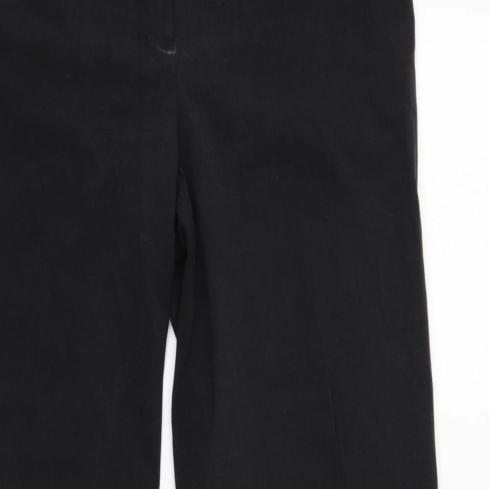 Womens UK Size 12 New Look Regular Fit  Black Trousers