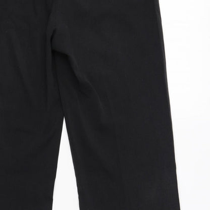 Womens UK Size 12 New Look Regular Fit  Black Trousers