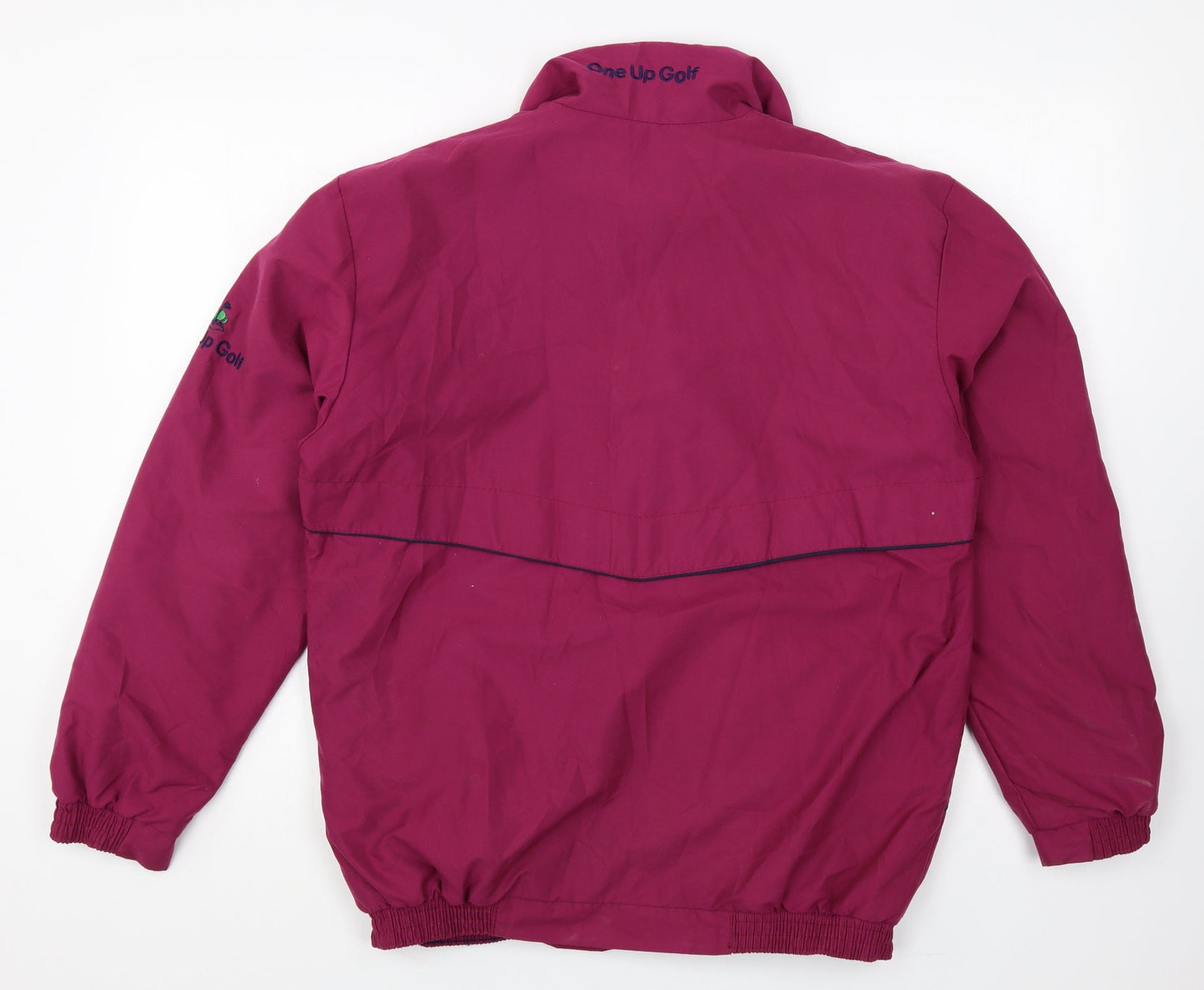 Mens UK Size S One Up Golf Purple Jacket