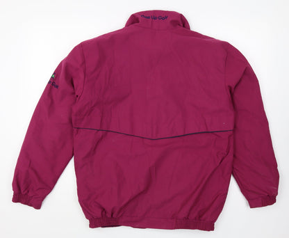 Mens UK Size S One Up Golf Purple Jacket