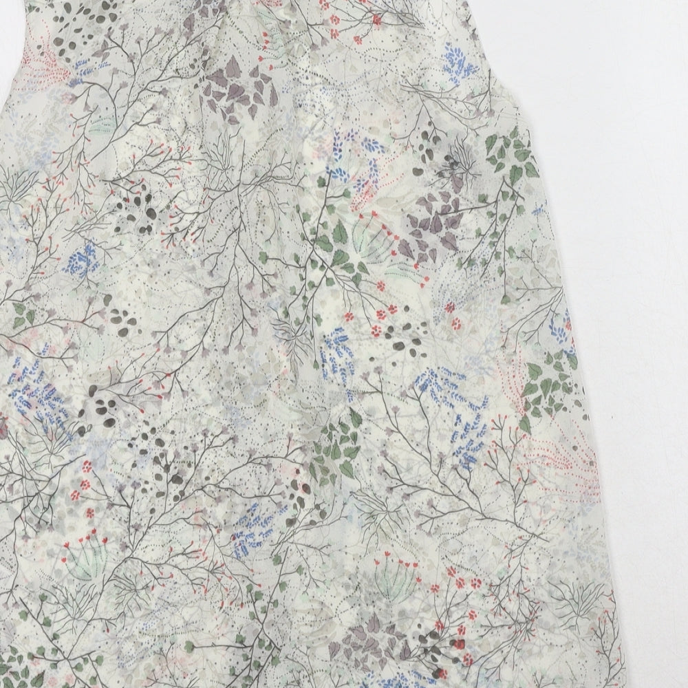 Womens UK Size 6 H&M White Basic Button-Up