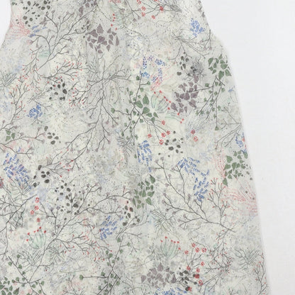 Womens UK Size 6 H&M White Basic Button-Up