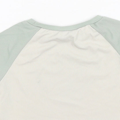 SheIn Womens Green Polyester Cropped T-Shirt Size XS Round Neck - Los Angeles California