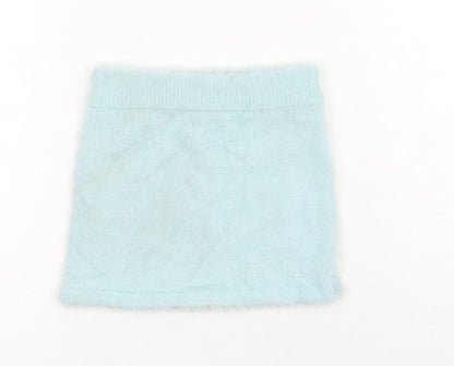 River Island Baby Green Nylon Mini Skirt Size 18-24 Months Pull On