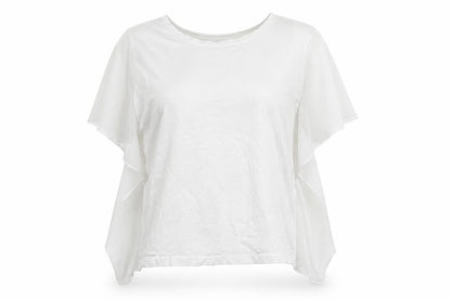 Womens UK Size S Zara White Basic T-Shirt