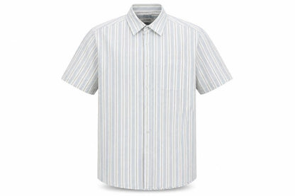Mens UK Size L BHS Multicoloured  Button-Up Short Sleeve Casual Shirt