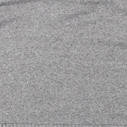 F&F Womens Grey Roll Neck Acrylic Pullover Jumper Size 14