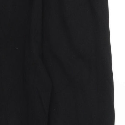 F&F Boys Black Cotton Sweatpants Trousers Size 9-10 Years Regular Tie