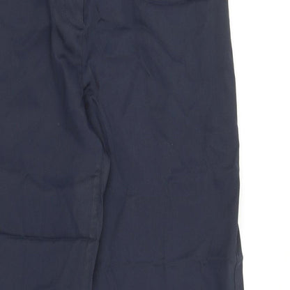 Womens UK Size 14 Miss Selfridge Regular Fit  Blue Trousers