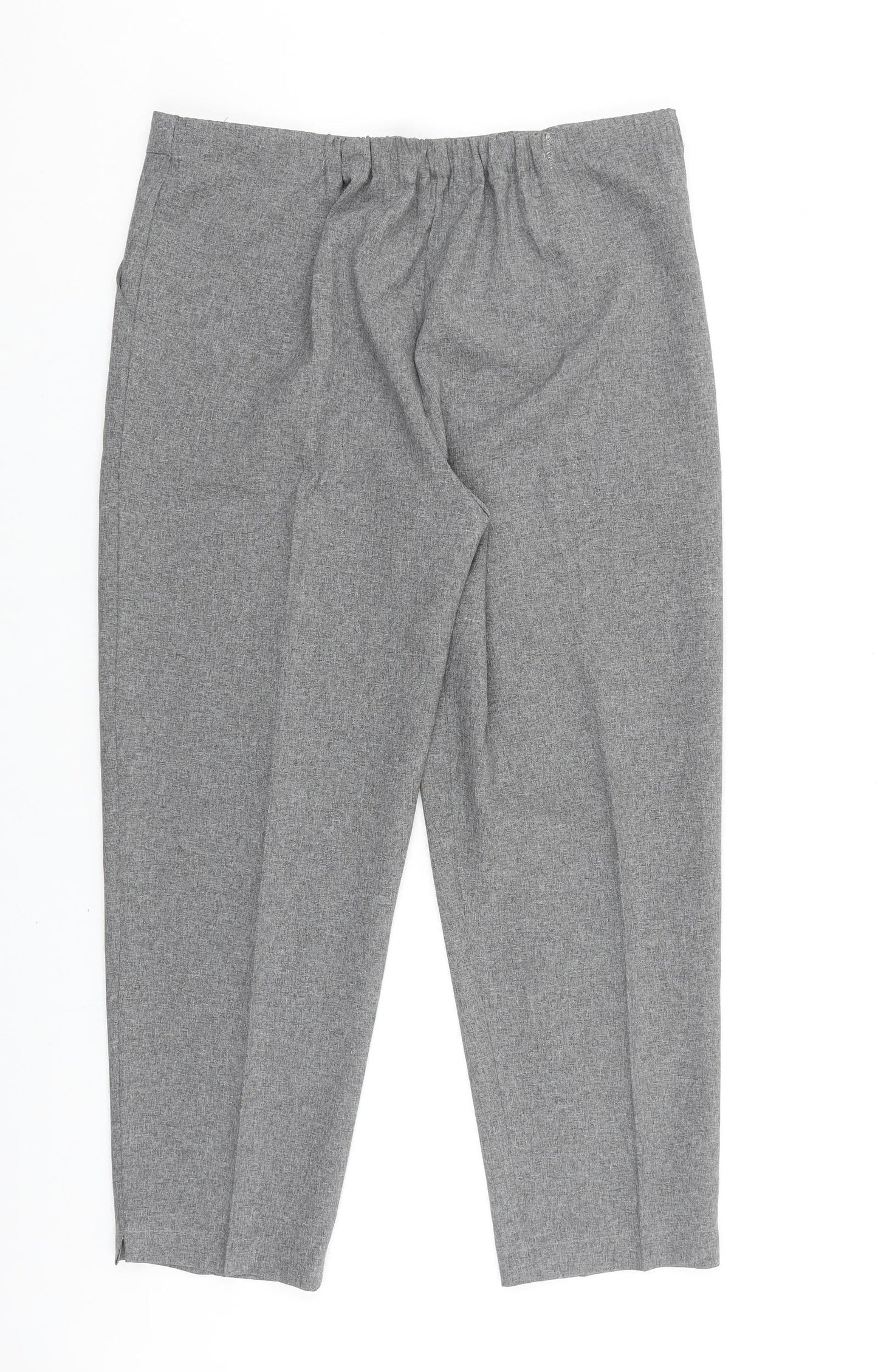 Womens UK Size 14 Emma Collection Regular Fit Dress Pants Grey Trousers