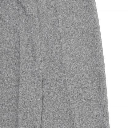 Womens UK Size 14 Emma Collection Regular Fit Dress Pants Grey Trousers