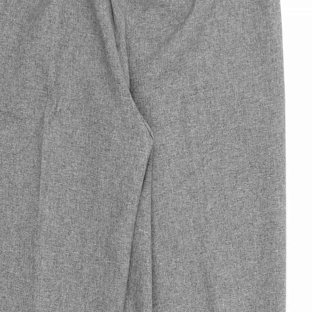 Womens UK Size 14 Emma Collection Regular Fit Dress Pants Grey Trousers