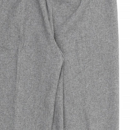 Womens UK Size 14 Emma Collection Regular Fit Dress Pants Grey Trousers