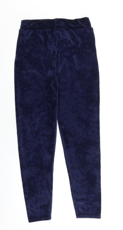 Womens UK Size 27 in Preworn Regular Fit Jogger Blue Trousers