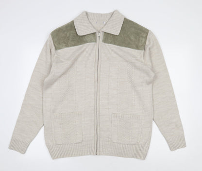 Womens UK Size 10 Preworn Beige Jacket
