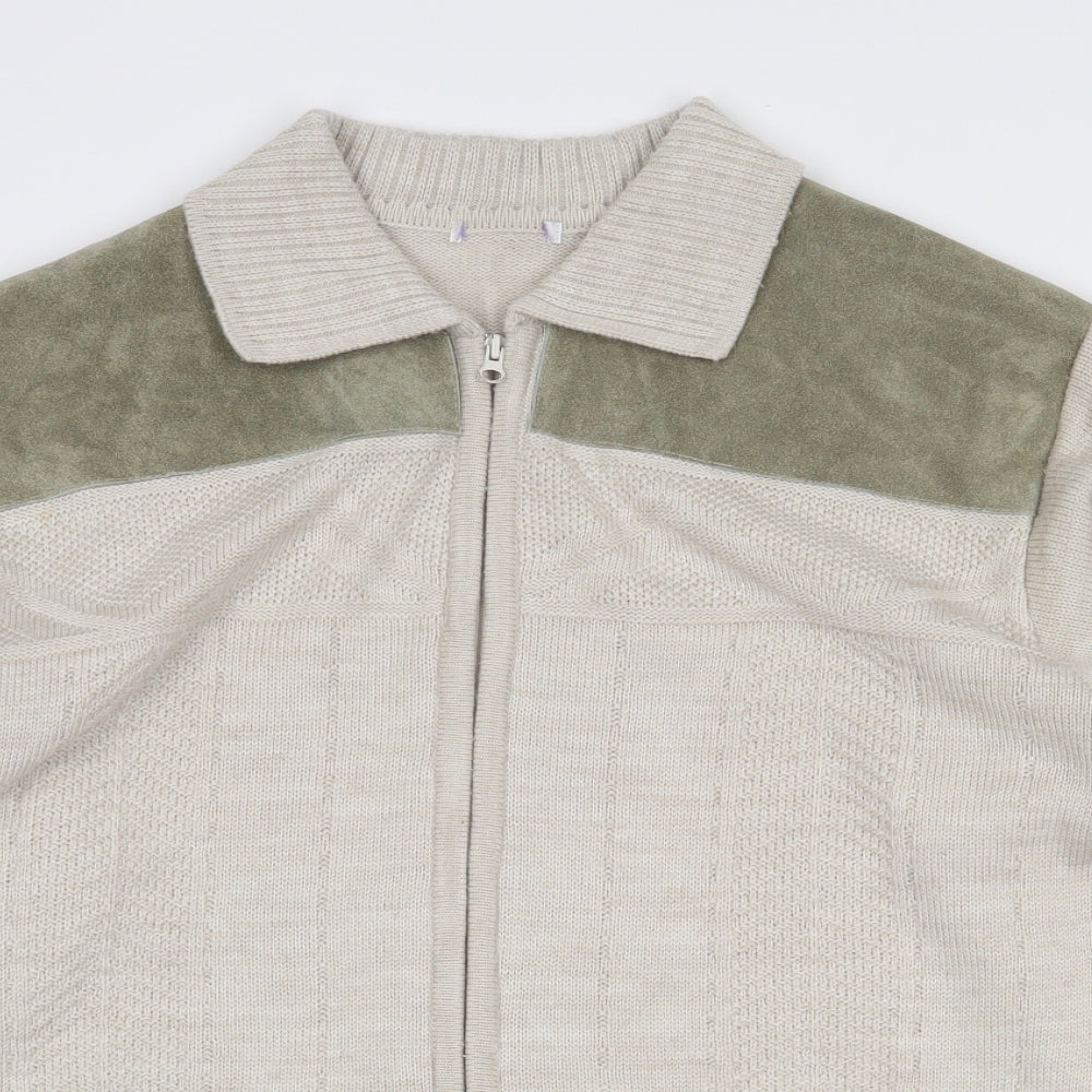 Womens UK Size 10 Preworn Beige Jacket