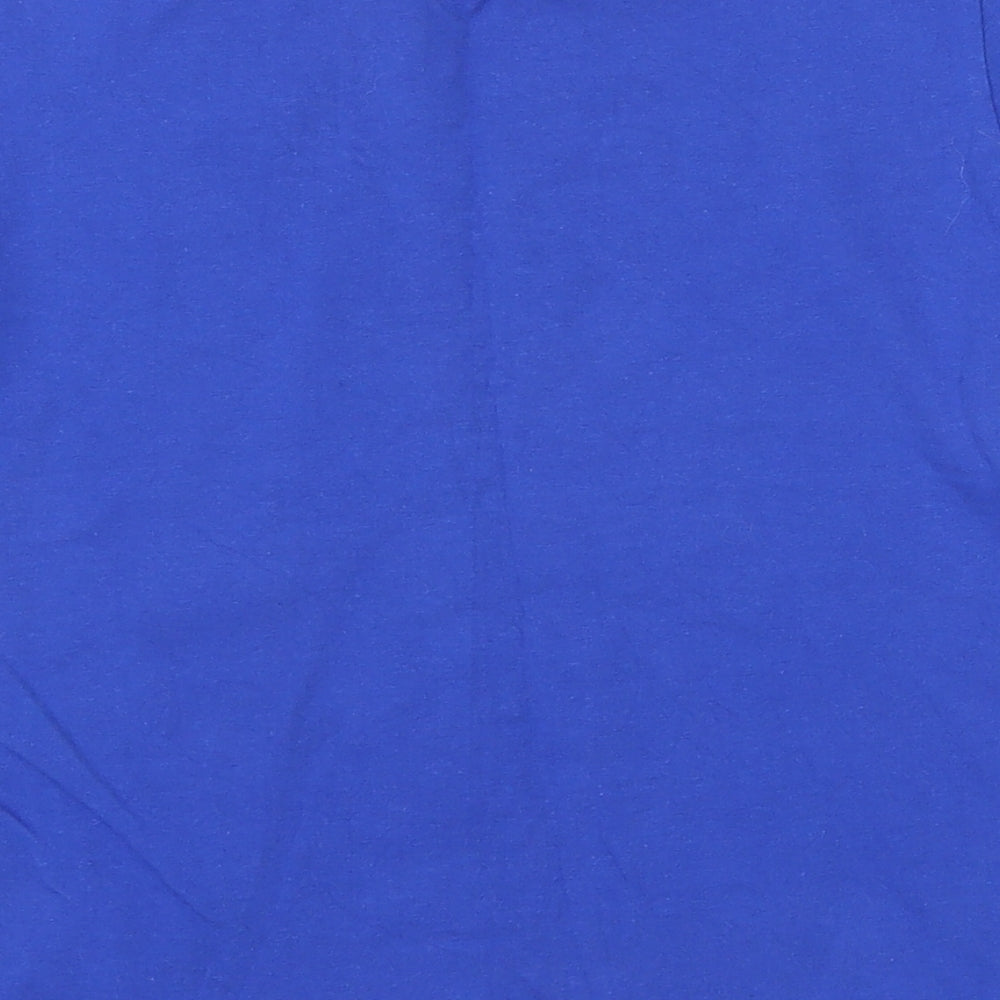 Champion Sport Womens Blue Cotton Basic T-Shirt Size 12 Round Neck