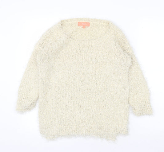 Womens UK Size S NEXT Beige Pullover Jumper