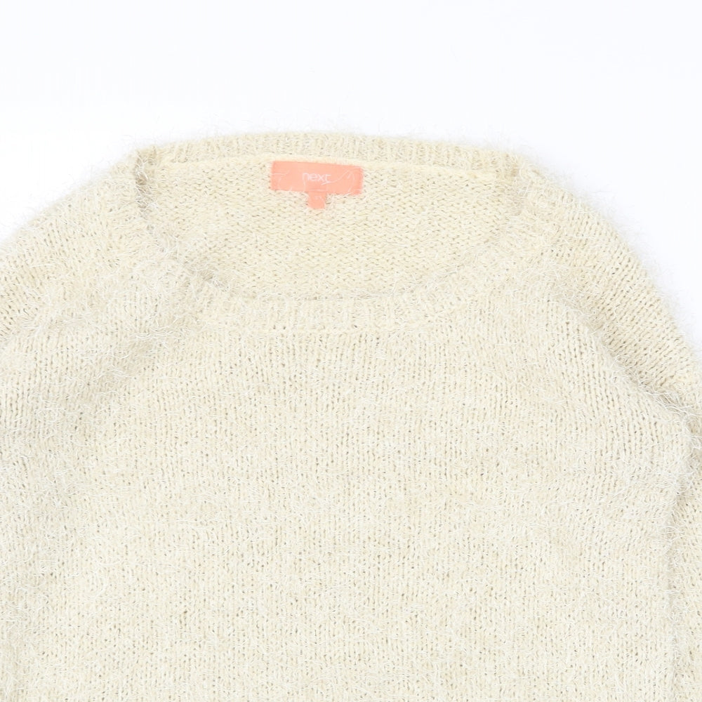 Womens UK Size S NEXT Beige Pullover Jumper