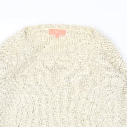Womens UK Size S NEXT Beige Pullover Jumper