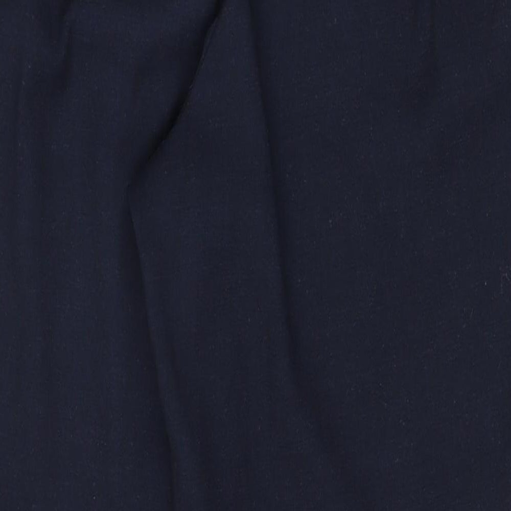 Womens UK Size 14 Marks and Spencer Regular Fit  Blue Trousers