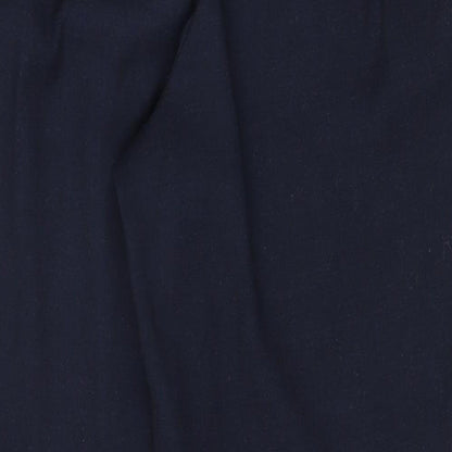 Womens UK Size 14 Marks and Spencer Regular Fit  Blue Trousers