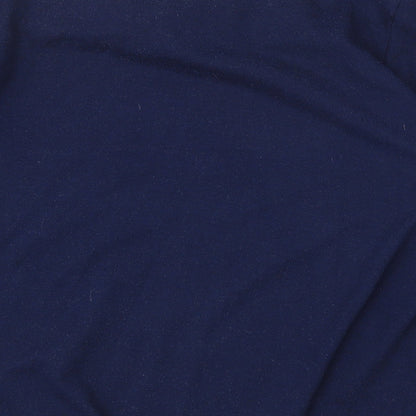 Womens UK Size M Isle Essentials Blue Basic Blouse