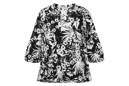 Womens UK Size 10 NEXT Black Basic Blouse