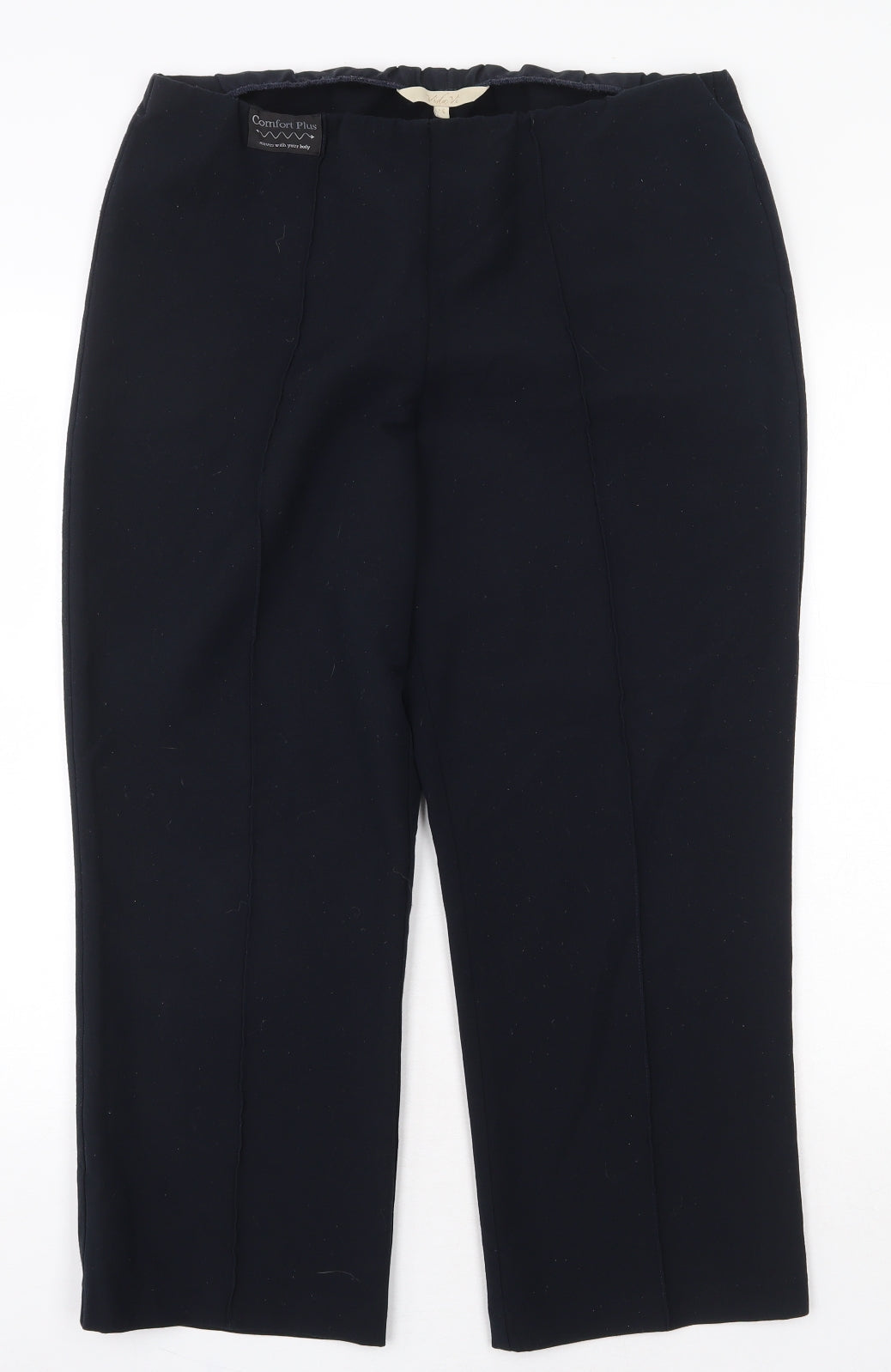 Womens UK Size 14 Vida Vi Regular Fit  Blue Trousers