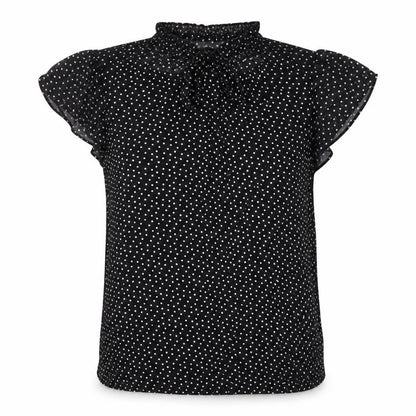 Womens UK Size 8 NEXT Black Basic Blouse