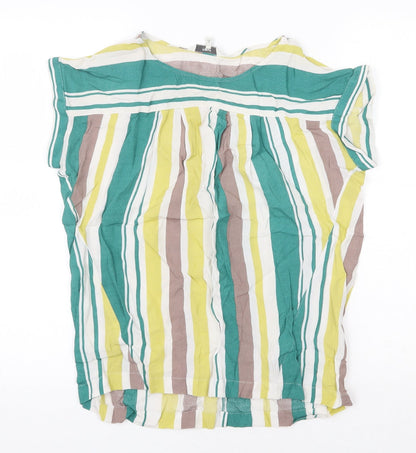 Womens UK Size 8 NEXT Multicoloured Basic T-Shirt