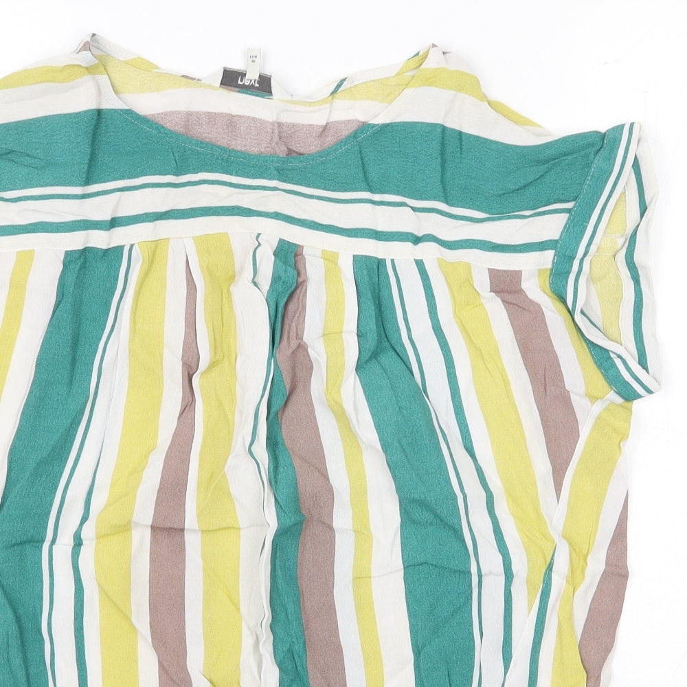 Womens UK Size 8 NEXT Multicoloured Basic T-Shirt