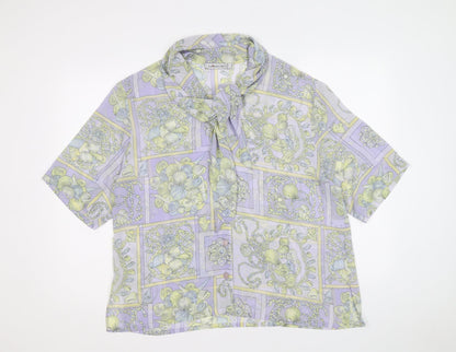 Womens UK Size 16 Hardob Multicoloured Basic Blouse