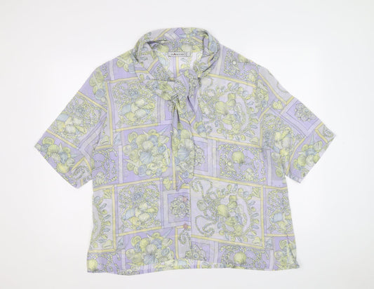Womens UK Size 16 Hardob Multicoloured Basic Blouse