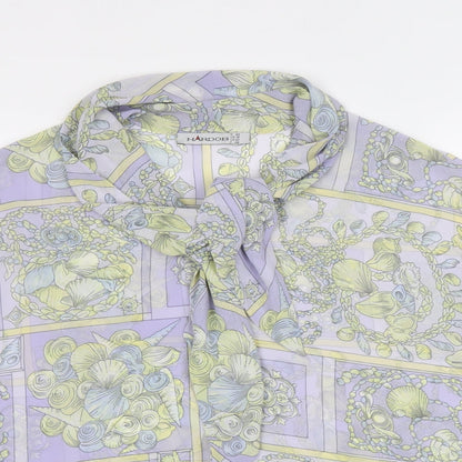 Womens UK Size 16 Hardob Multicoloured Basic Blouse