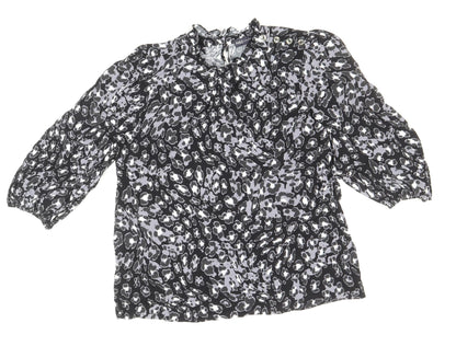 Womens UK Size 10 Marks and Spencer Black Basic Blouse