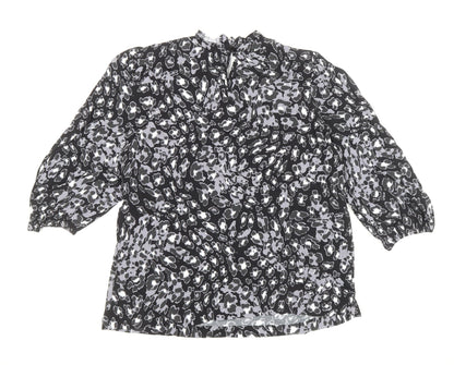 Womens UK Size 10 Marks and Spencer Black Basic Blouse