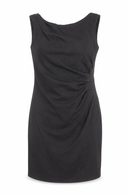 New Look Womens Black Polyester A-Line Size 10 Round Neck Pullover