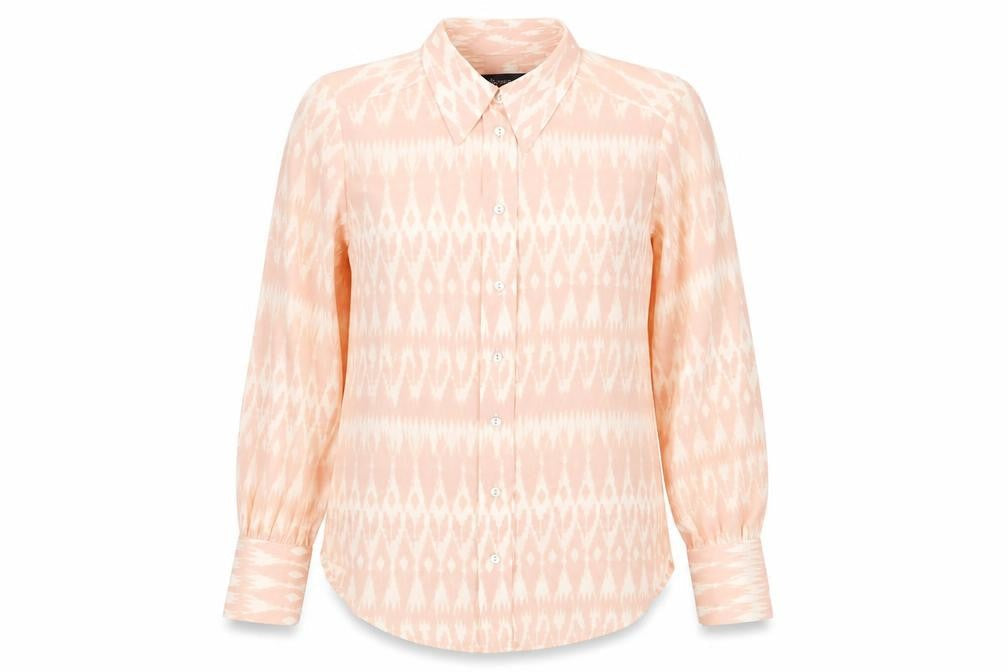 Womens UK Size 8 Marks and Spencer Pink Basic Button-Up
