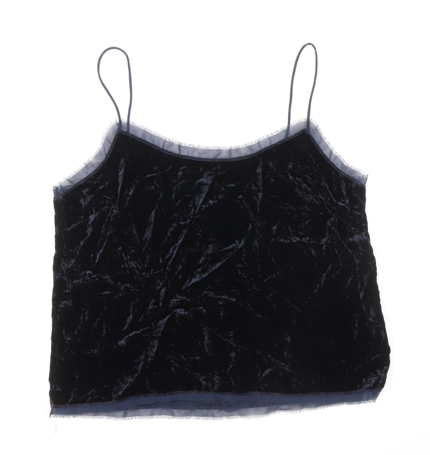 Womens UK Size 12 H&M Black Basic Tank