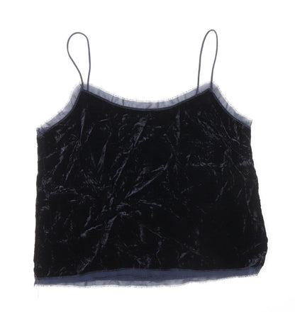 Womens UK Size 12 H&M Black Basic Tank