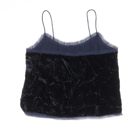 Womens UK Size 12 H&M Black Basic Tank