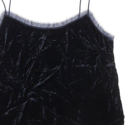 Womens UK Size 12 H&M Black Basic Tank