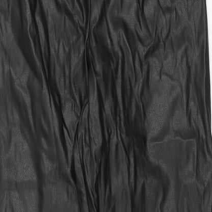 Womens UK Size 8 ASOS Regular Fit Cargo Black Trousers
