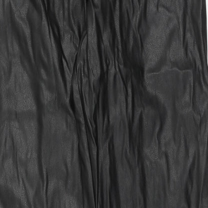 Womens UK Size 8 ASOS Regular Fit Cargo Black Trousers