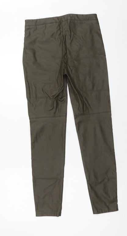 Womens UK Size 8 H&M Regular Fit  Green Trousers
