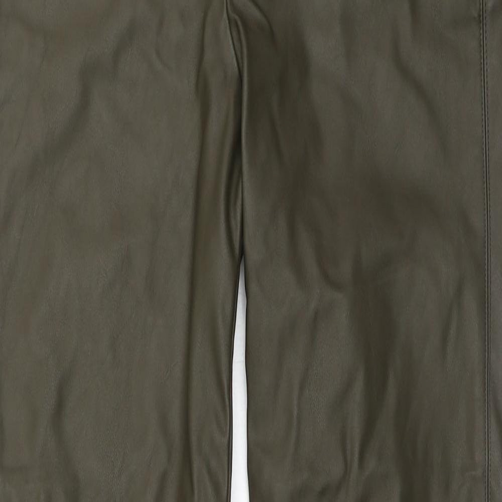 Womens UK Size 8 H&M Regular Fit  Green Trousers