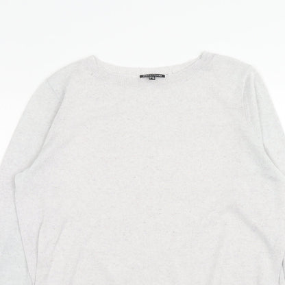 Womens UK Size 14 Warehouse Grey Pullover Jumper