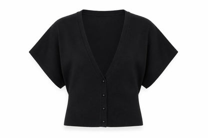 Womens UK Size 14 Editions Black Cardigan Jumper